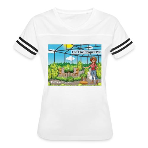 Guinea Pig Aviary - Women's V-Neck Football Tee