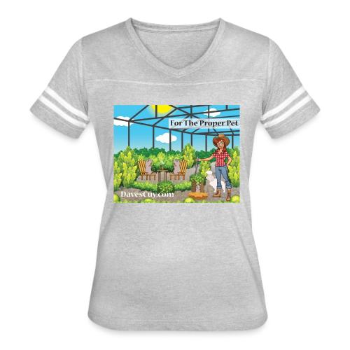 Guinea Pig Aviary - Women's V-Neck Football Tee