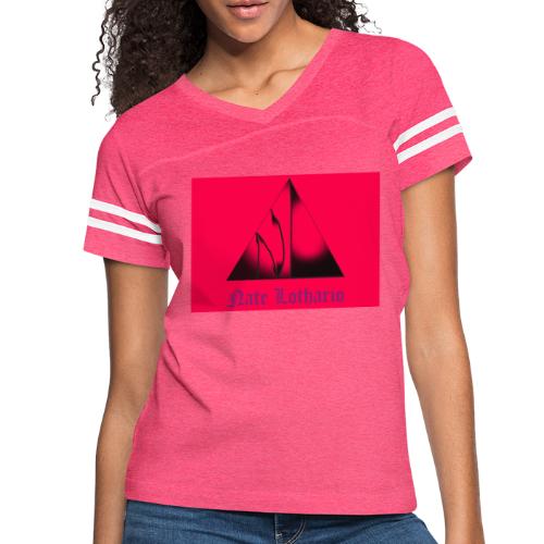 Pink Logo - Women's Vintage Sports T-Shirt