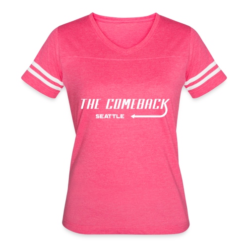 Comeback Seattle White - Women's Vintage Sports T-Shirt