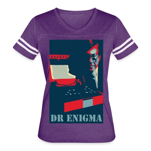 Dr Enigma+Enigma Machine - Women's Vintage Sports T-Shirt