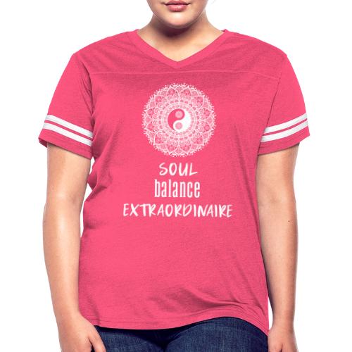 Soul Balance Extraordinaire - Women's V-Neck Football Tee