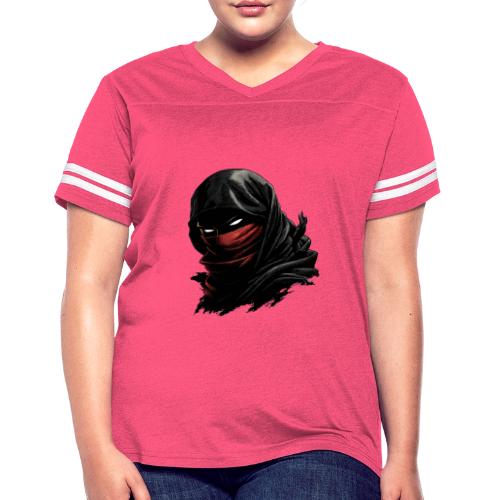 Shadowflame Ninja - Women's V-Neck Football Tee