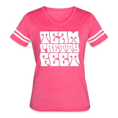 Team Pretty Feet Peace & Love - Women's Vintage Sports T-Shirt