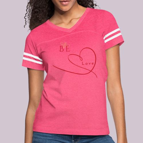 BE LOVE - T-shirt col V Football pour femmes