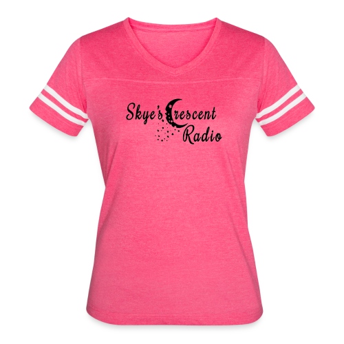 Skye's Crescent Radio Black - Women's Vintage Sports T-Shirt