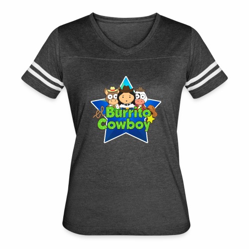 El Burrito Cowboy Star - Women's Vintage Sports T-Shirt