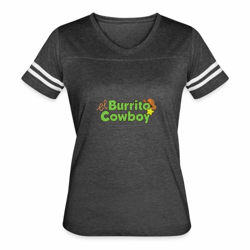 El Burrito Cowboy LOGO - Women's Vintage Sports T-Shirt