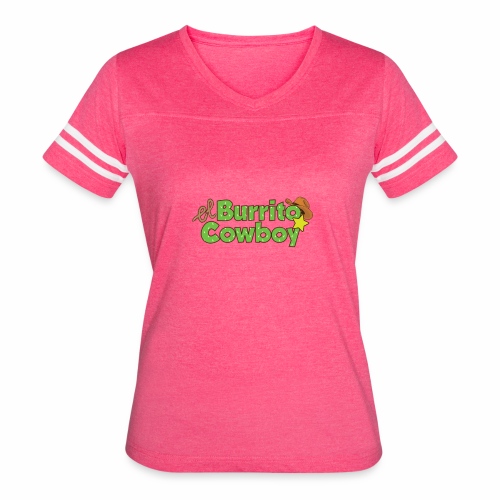 El Burrito Cowboy LOGO - Women's Vintage Sports T-Shirt