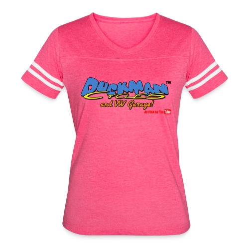 DuckmanCycles and VWGarage - Women's Vintage Sports T-Shirt