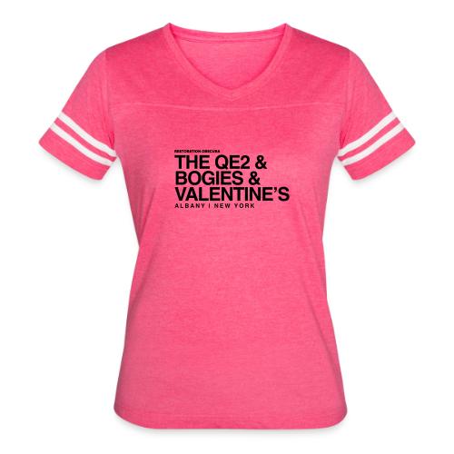 RO A Good Night Out in Albany, 1993 - Women's V-Neck Football Tee