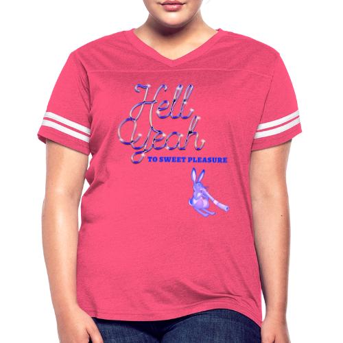 Sweet Pleasure - Women's V-Neck Football Tee