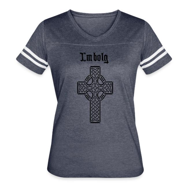 Imbolg Black Logo and Cross