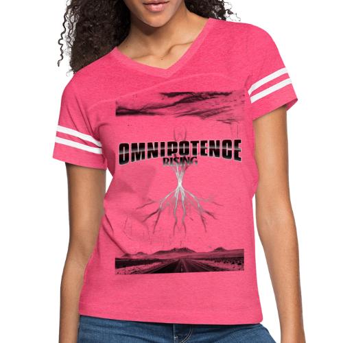Omnipotence Rising - Women's V-Neck Football Tee