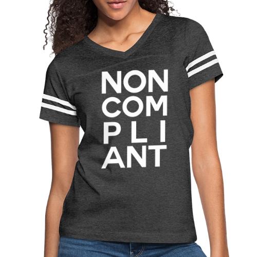 NOT GONNA DO IT (COLOR) - Women's V-Neck Football Tee