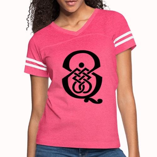 tab - Women's V-Neck Football Tee