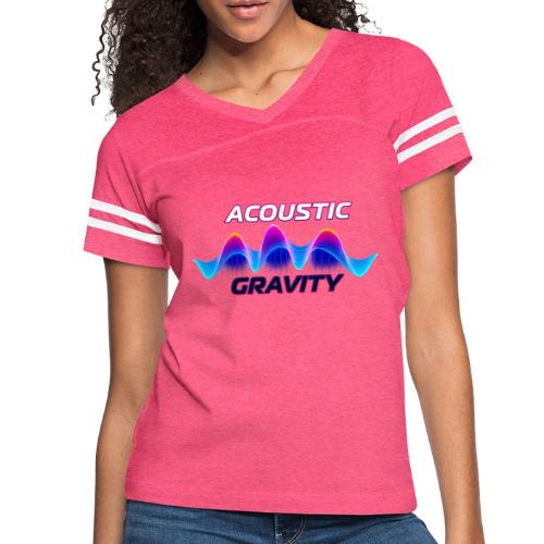 Acoustic Gravity Wave - Women's V-Neck Football Tee
