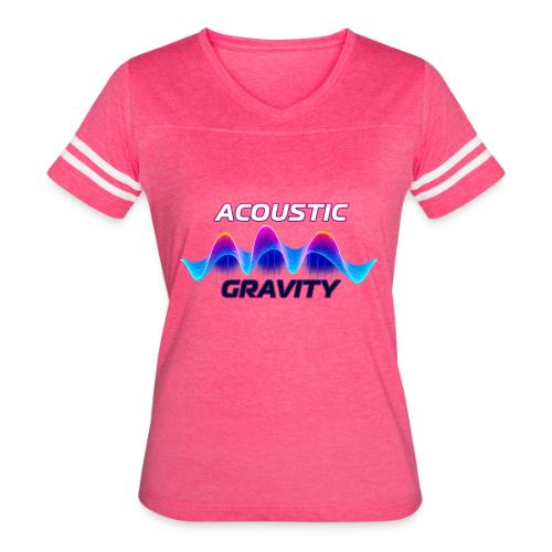 Acoustic Gravity Wave - Women's V-Neck Football Tee