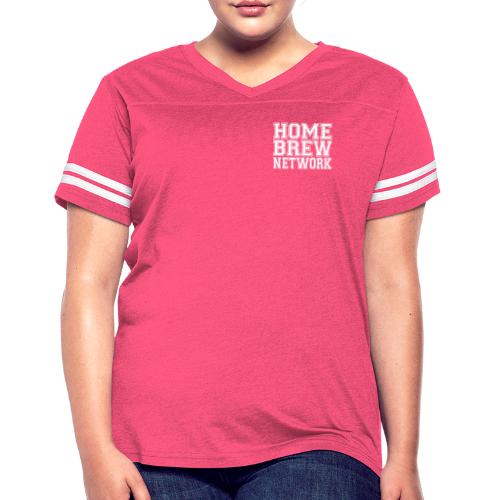 Home Brew Network 2-Sided True Independent - Women's V-Neck Football Tee