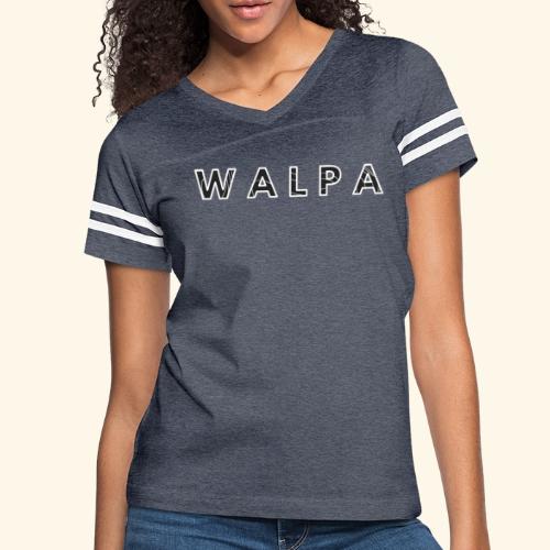 WALPA Double Sided Design 1 - Women's V-Neck Football Tee
