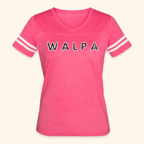 WALPA Double Sided Design 1 - Women's V-Neck Football Tee