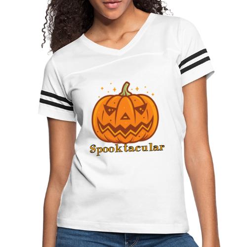 Spooktacular - Women's V-Neck Football Tee