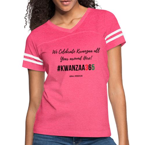 #Kwanzaa365 - Women's Vintage Sports T-Shirt