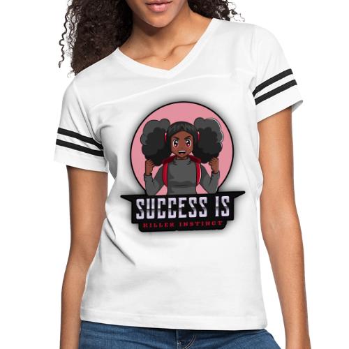 Success Is Killer Instinct - Women's V-Neck Football Tee