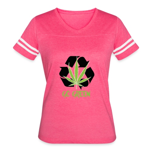 Go Green - Women's Vintage Sports T-Shirt