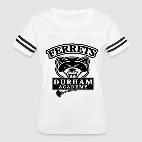 durham academy ferrets logo black - Women's Vintage Sports T-Shirt