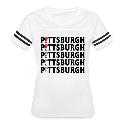Pittsburgh (Ketchup) - Women's Vintage Sports T-Shirt