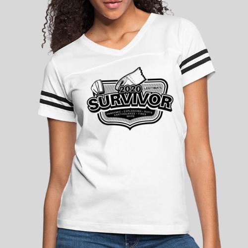 2020 Survivor BoW - Women's V-Neck Football Tee