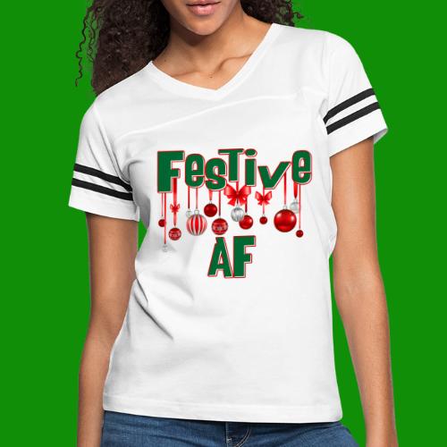 Festive AF - Women's Vintage Sports T-Shirt