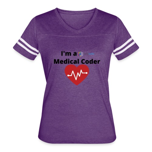 I'm a Coding Clarified Medical Coder <3 - Women's Vintage Sports T-Shirt