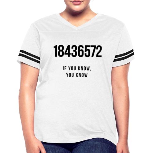 18436572 - If you know, you know - Women's V-Neck Football Tee
