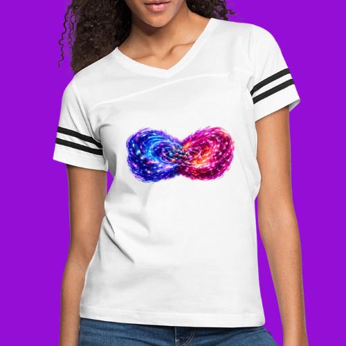 Atom - Women's V-Neck Football Tee