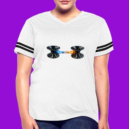 Entangled - Women's V-Neck Football Tee