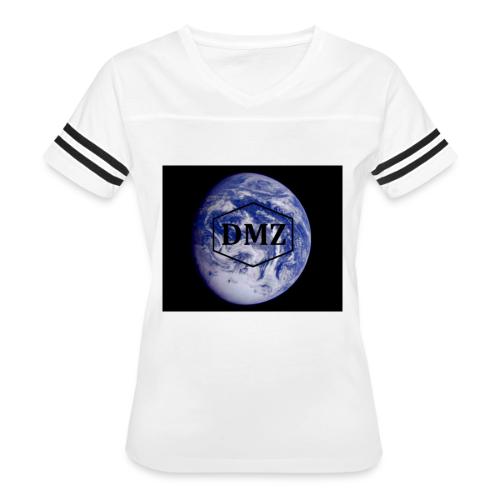 DMZ Apparel - Women's V-Neck Football Tee