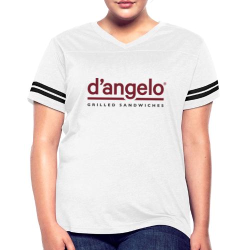 D'Angelo Logo - Women's V-Neck Football Tee