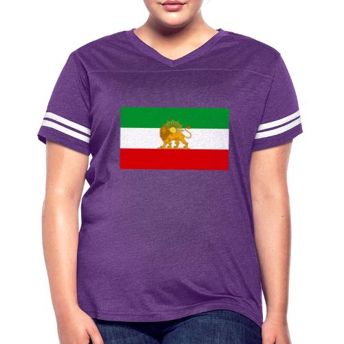 Flag of Iran - Women's Vintage Sports T-Shirt