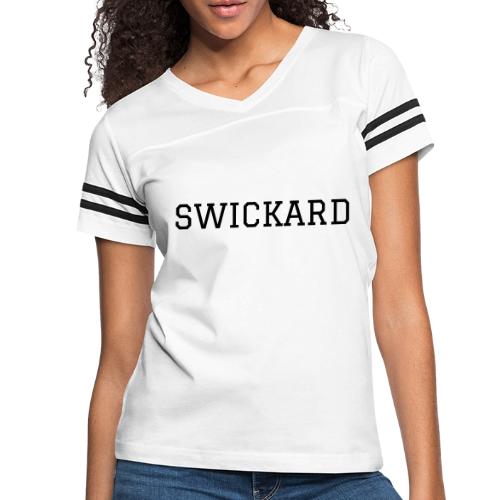 SWICKARD - Women's V-Neck Football Tee