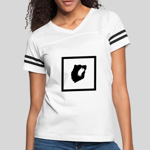 Bear Squared BoW - Women's Vintage Sports T-Shirt