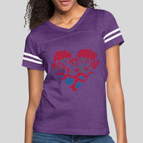 Serdce (Heart) 2B - Women's Vintage Sports T-Shirt