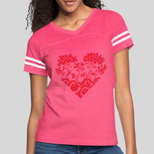 Serdce (Heart) 2A - Women's Vintage Sports T-Shirt