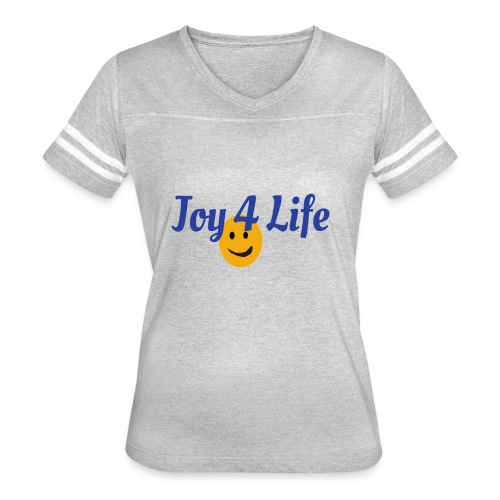 Joy4Life - Women's V-Neck Football Tee
