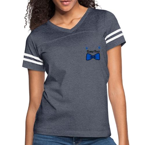 TomoTees Logo - Women's V-Neck Football Tee