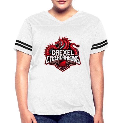 Red Team - Women's V-Neck Football Tee