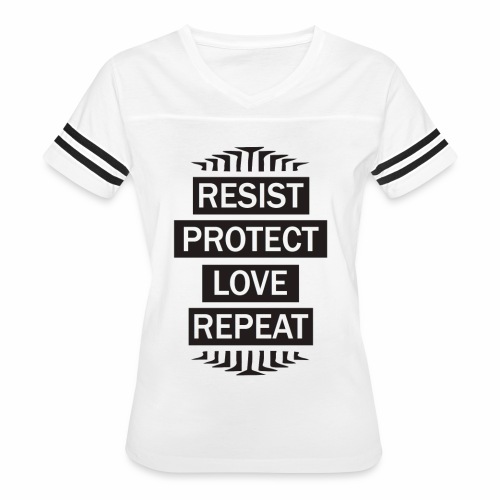 resist repeat - Women's Vintage Sports T-Shirt