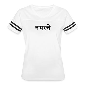 Order 'Namaste Hello in Hindi | India, Indian Language' Women's V-Neck ...
