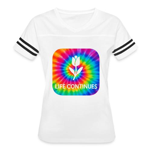 Logo - Women's V-Neck Football Tee